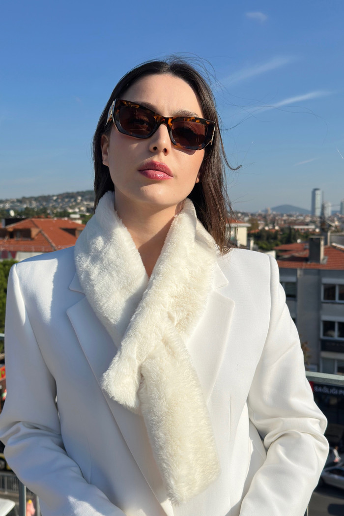 Kadın Kışlık Luxury Yumuşacık Peluş Konfor Atkı