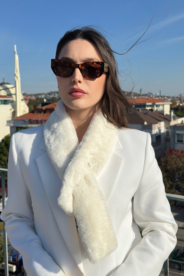 Kadın Kışlık Luxury Yumuşacık Peluş Konfor Atkı