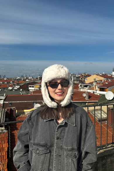 Kadın Kışlık Astarlı Peluş Klipsli Pilot Şapka