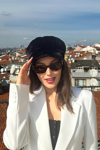 Kadın Elit Kaptan Şapka Bere