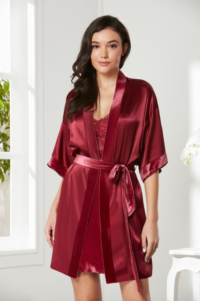 Pierre Cardin Kadife Saten Gecelik ve Sabahlık Takım 4045 | Şıklık ve Zarafet