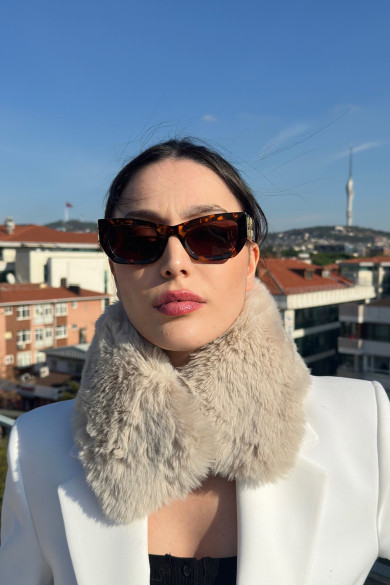 Kadın Kışlık Suni Kürk Mıknatıslı Boyunluk