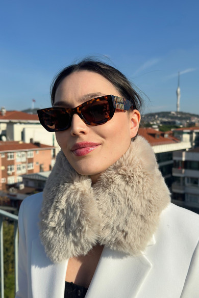 Kadın Kışlık Suni Kürk Mıknatıslı Boyunluk