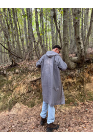 Unisex Eva Kumaş Günlük Yağmurluk